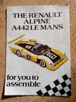 ALPINE A442 Le Mans / Papier Bastelbogen / rar selten sammeln Bayern - Aichach Vorschau