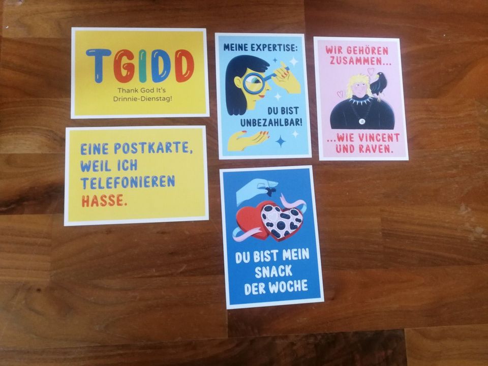 Postkarten Drinnies in Potsdam