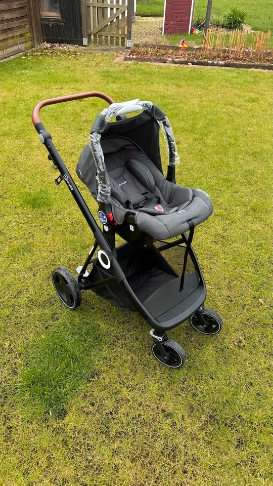 BabyGo 3 in 1 Kinderwagen mit unbenutzten Babyschale in Varel