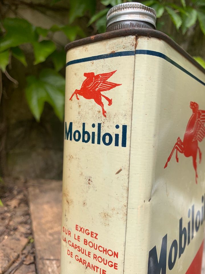 Mobiloil Öldose Pegasus 50er Deko Vespa Acma Scooter Oldtimer VNA in Korschenbroich