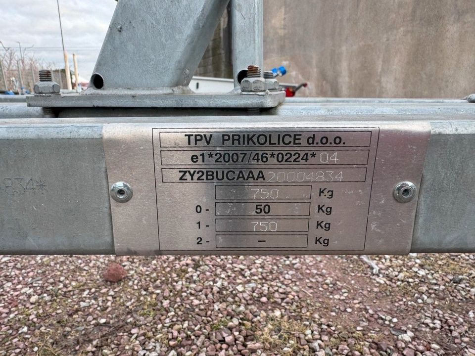 TPV Bootsanhänger BA 750-L  mit Langauflagen 750kg in Dortmund