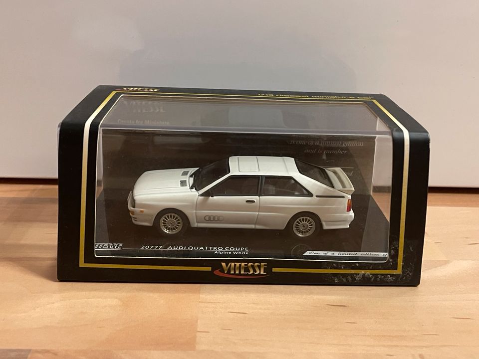 Audi Ur Quattro Alpin weiß 1:43 Vitesse limitiert 1von898 in Wolfsburg