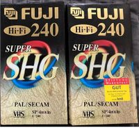 2 x VHS Kassetten Fuji Super SHG 240 - original verpackt / PAL / Baden-Württemberg - Tübingen Vorschau