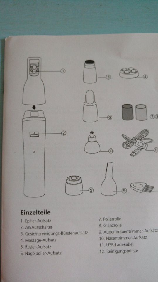 Beauty-Set  Epilierer, Rasierer, Peeling, Reinigung für Gesicht in Nettetal