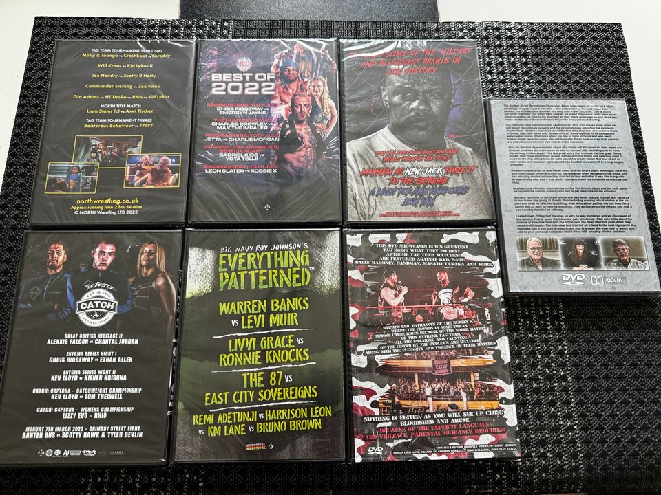 Wrestling DvD‘s WWE AEW TNA etc. in Neumünster