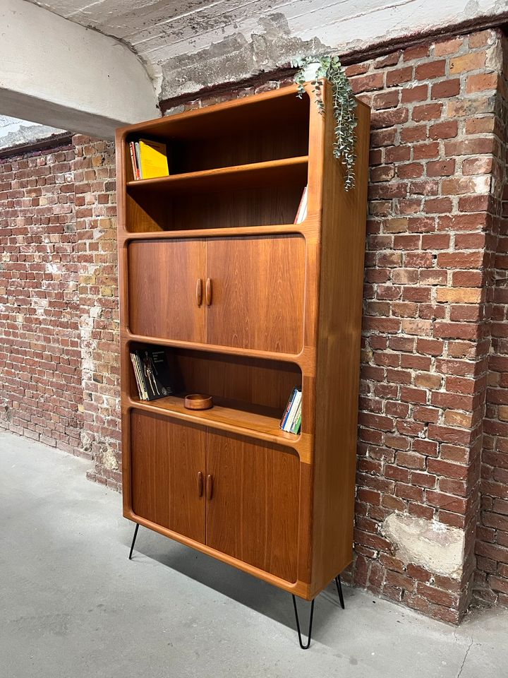 Teak Highboard Bücherschrank Regal Bar Dyrlund Retro Mid Century in Berlin