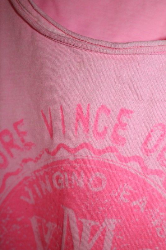Vingino T-shirt Gr. 2 80 86 pink neon neonpink Logo Räuberpaket in Mehlbek