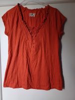 T-Shirt Häkel Einsatz ORANGE M L 40 TOM TAILOR Nordrhein-Westfalen - Witten Vorschau