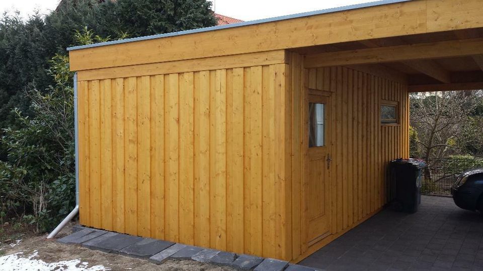 Gartenhaus Blockhaus modern Deutsche Fertigung Carport Sauna in Löhne