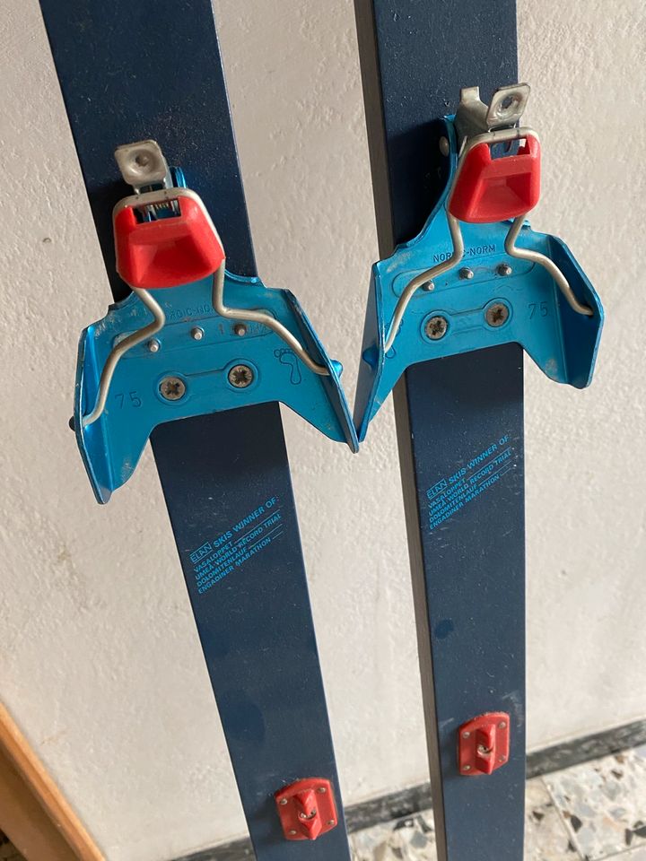 Langlaufski Elan Plenk & Stöcke verschiedene Größen Ski in Mönchengladbach
