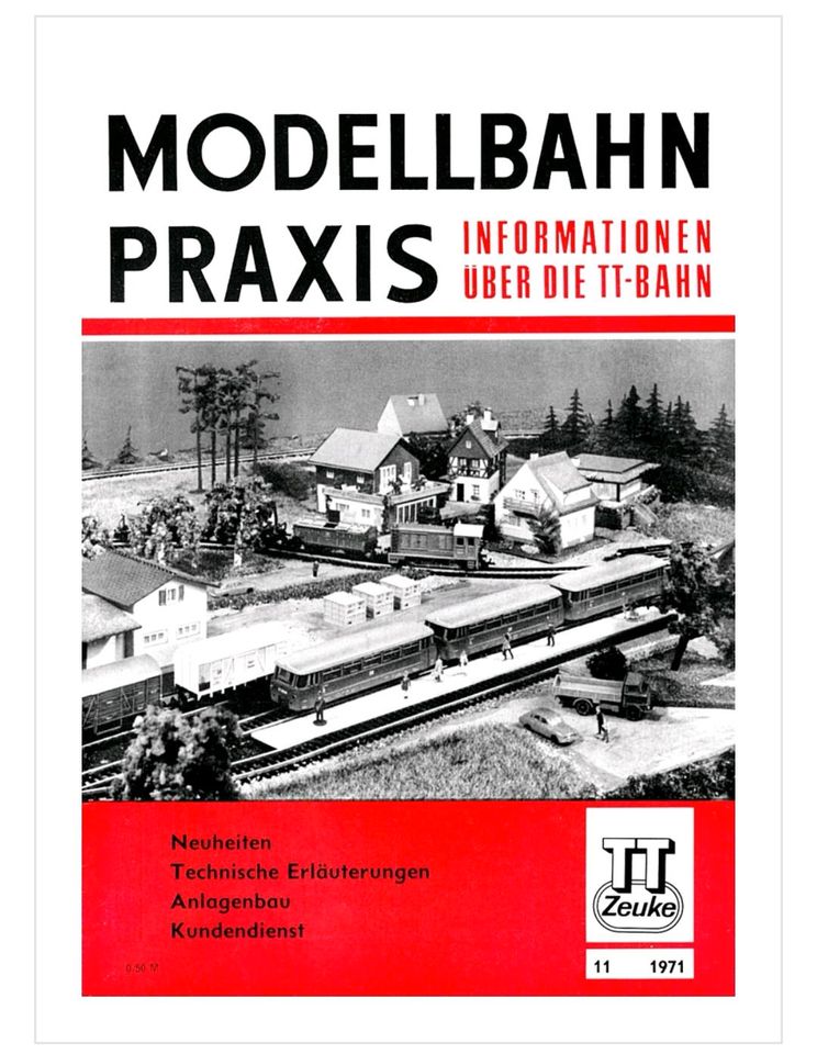 MODELLBAHNPRAXIS / Informationen über die TT-Bahn in Lichtenstein