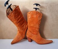 RIPA Leder Cowboystiefel Stiefel Boots Wildleder Orange 7,5 = 41 Nürnberg (Mittelfr) - Nordstadt Vorschau