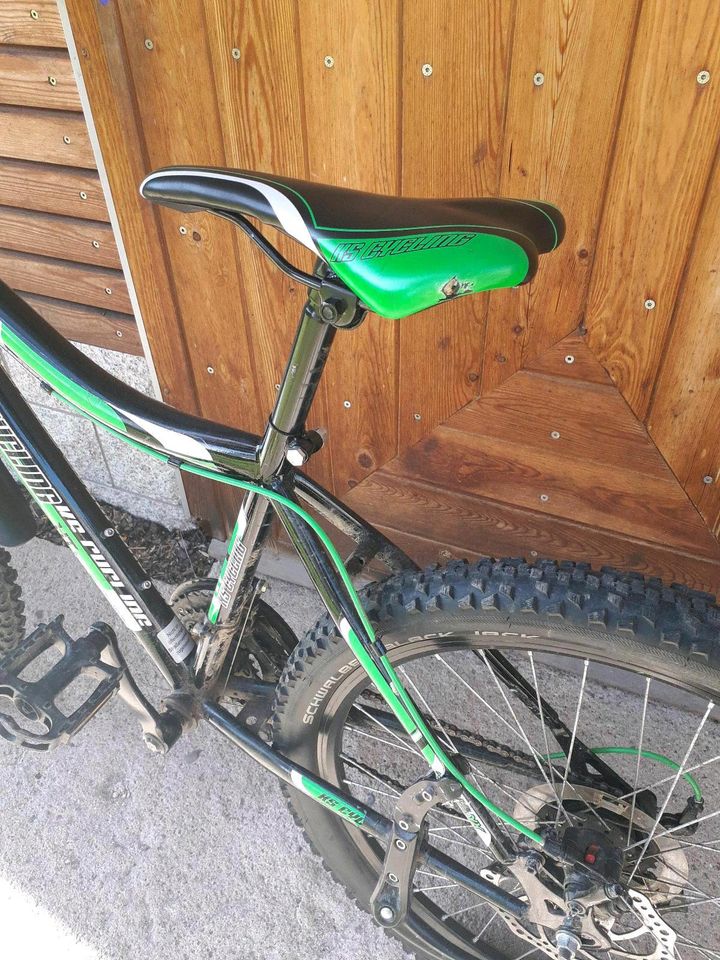 Mountainbike - Kinder - 24Zoll - schwarz/grün in Eibenstock