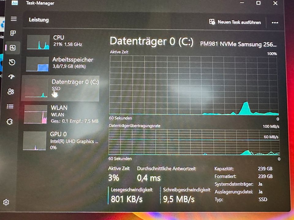 DELL Latitude 7490 14“ i5 8GB RAM 240GB NV SSD in Baesweiler