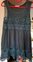 Made in Italy Bluse Top Häkelspitze Blümchen Rand Dortmund - Asseln Vorschau