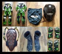 Lederkombi Helm Handschuhe Rückenprotektor Stiefel ZX6R ZX10R Hessen - Darmstadt Vorschau