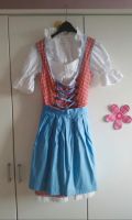 Dirndl Größe XS 34 Damen rot blau Kleid Schürze Tracht Mode Rheinland-Pfalz - Elben (Westerwald) Vorschau