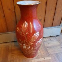 Rote große Vase Blumen Blumenvase Hessen - Riedstadt Vorschau