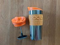 Bodum TRAVEL PRESS SET Thermobecher 0,35 l Edelstahl orange Bayern - Waldbüttelbrunn Vorschau