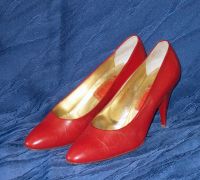 Rene Caovilla Damen Pumps, rot, Leder, Gr. 37,5 Berlin - Wilmersdorf Vorschau