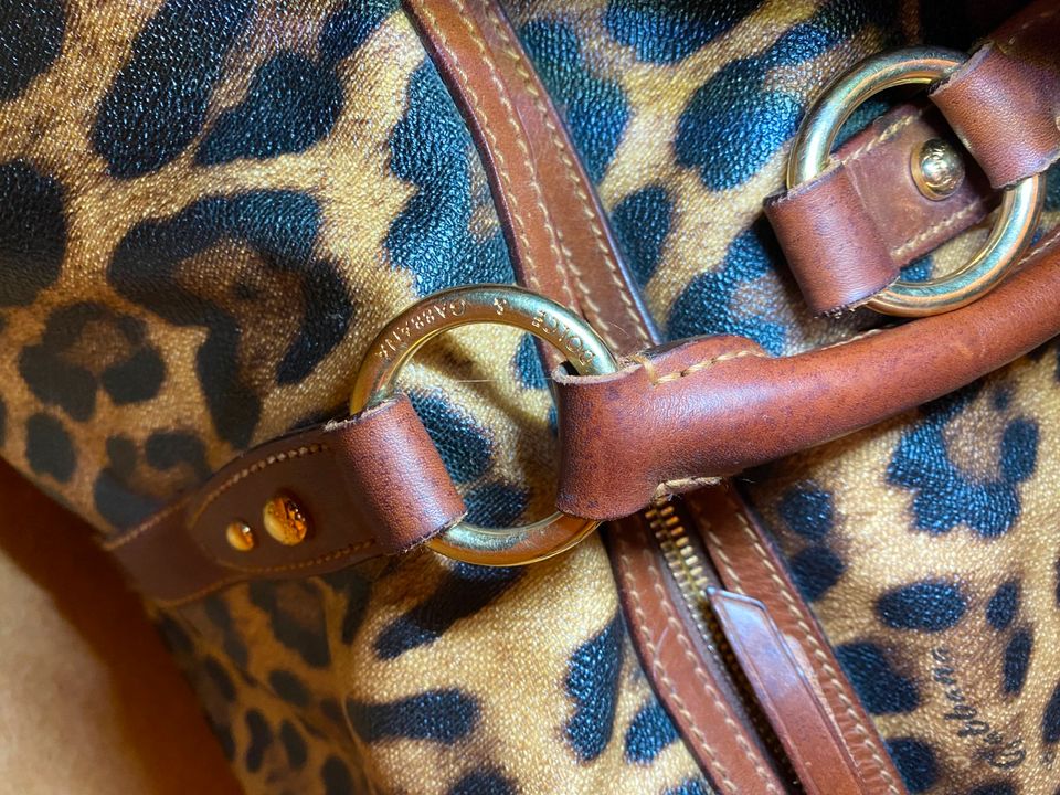 Dolce & Gabbana Leoparden-Print Reisetasche in Erfurt