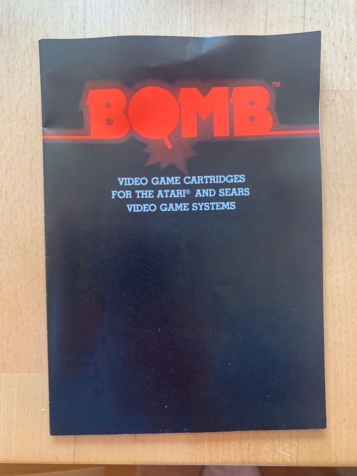Atari  VCS 2600 Z -Tack BOMB, OVP und Anleitung, Sammlerstück in Wahlstedt