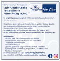 Tennis Tennistraining Tennislehrer Tennistrainer Dortmund - Innenstadt-West Vorschau