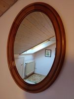 Spiegel, Oval, Rahmen Kirschbaum 75x55cm sehr gut erhalten Baden-Württemberg - Tettnang Vorschau