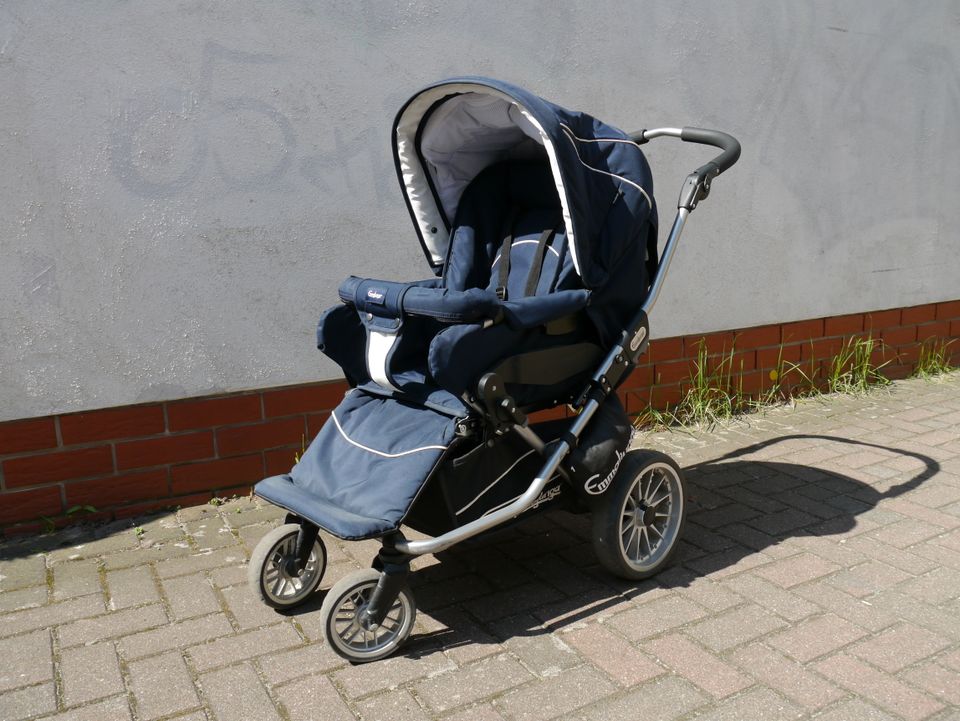 Kinderwagen-Set Emmaljunga Nitro City - Farbe Navy in Rostock