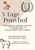 3 Tage auf dem Ponyhof Nordrhein-Westfalen - Erftstadt Vorschau