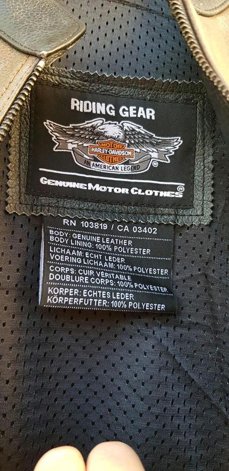 Harley Lederjacke Gr. Xl in Großeibstadt