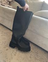 H&M Chunky Boots Stiefel schwarz 37 Niedersachsen - Harsefeld Vorschau