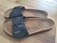 Echt Leder Sandalen schwarz Gr. 39 Nordrhein-Westfalen - Frechen Vorschau