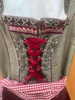 Krüger Dirndl (weinrot/grün) zu verkaufen Bayern - Innernzell Vorschau