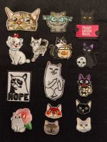 Nope Mittelfinger Katze Lamas DJ Musik Skateboard Cats Patch München - Schwanthalerhöhe Vorschau