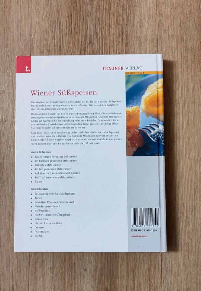Wiener Süßspeisen Trauner Verlag Patisserie Fachbuch Konditorei in Falkenstein/Vogtland