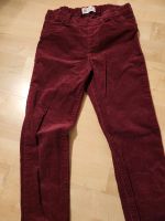 Fein-Cordhose, Jeggings, dunkelrot, 9-10 Jahre Bayern - Nürnberg (Mittelfr) Vorschau