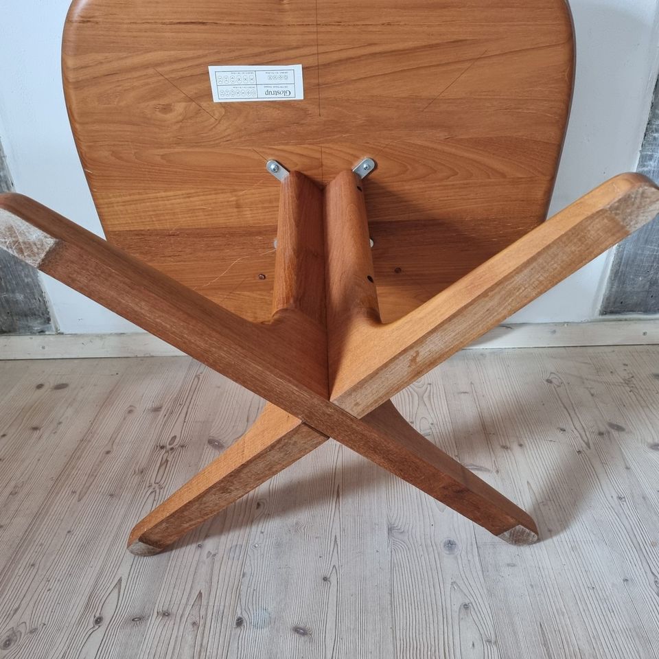 Sofa-Tisch Couchtisch Teak Vollholz der 60er Denmark Fa. Glostrup in Lehre