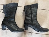 Stiefel schwarz Damenstiefel 39,5 modern Absatzstiefel Thüringen - Heyerode Vorschau