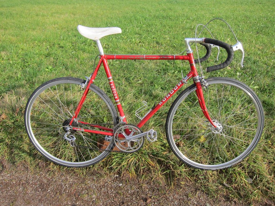 Kondor Super Champion DURA ACE Crane retro Rennrad Reynolds in Riedering