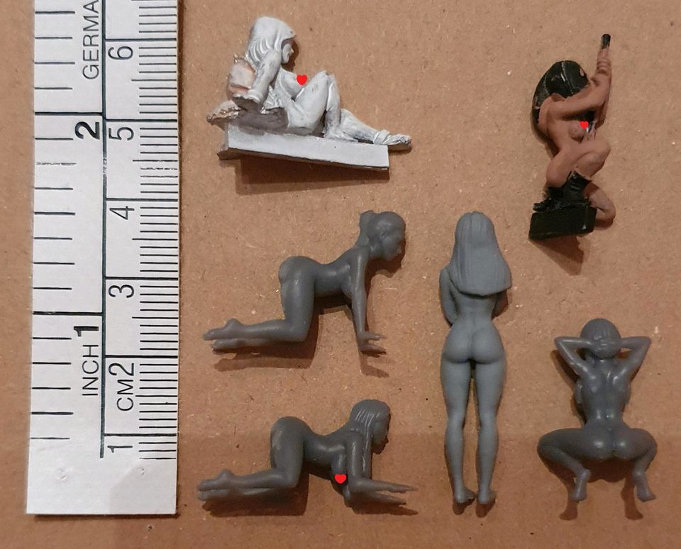 Tabletop DND Figur NSFW sexy weiblich Fantasy Elfe Wikinger Dämon in Vöhringen