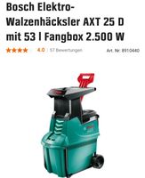 Bosch AXT 25 D - Leisehäcksler/ Walzenhäcksler - neuwertig Rheinland-Pfalz - Koblenz Vorschau