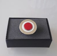 Color Button rot und Scheiben von Charlotte  Ehinger-Schwarz Baden-Württemberg - Weinsberg Vorschau