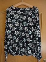 MS Mode Bluse ,schwarz mit Blumen , Gr.44 , Versand 3€ Niedersachsen - Vechta Vorschau