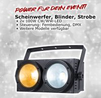 Miete: LED-Scheinwerfer Blinder Stroboskop 200W CW/WW Schleswig-Holstein - Bargteheide Vorschau