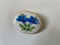 Antike Brosche Keramik Handgemalt Enzian TOP Eimsbüttel - Hamburg Eimsbüttel (Stadtteil) Vorschau