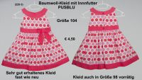 Mädchen Kleidchen Gr. 104 (225) Niedersachsen - Westoverledingen Vorschau