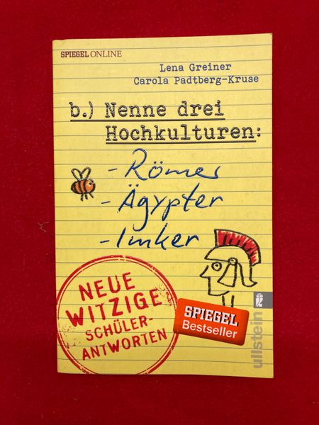 Neue witzige Schülerantworten Spiegel Bestseller in München - Maxvorstadt |  eBay Kleinanzeigen ist jetzt Kleinanzeigen