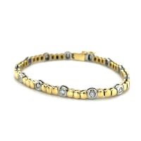 Armband aus 750/- Bicolor mit Brillanten Nr. 214402 M10 Hannover - Mitte Vorschau