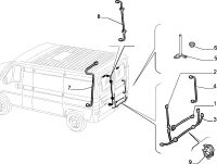 Orig. Fiat Ducato Kabelsatz Hecktüre Türverriegelung 71739631 Bayern - Kitzingen Vorschau